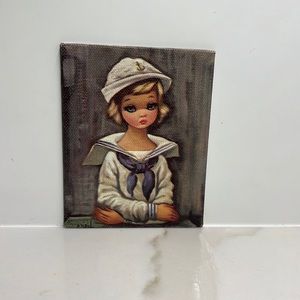 Wall Art Home Decor - Wide Eyed Sailor Girl